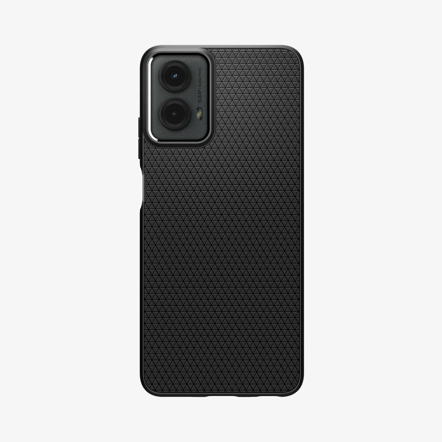 ACS07768 - Moto G 5G (2024) Case Liquid Air in Matte Black showing the back