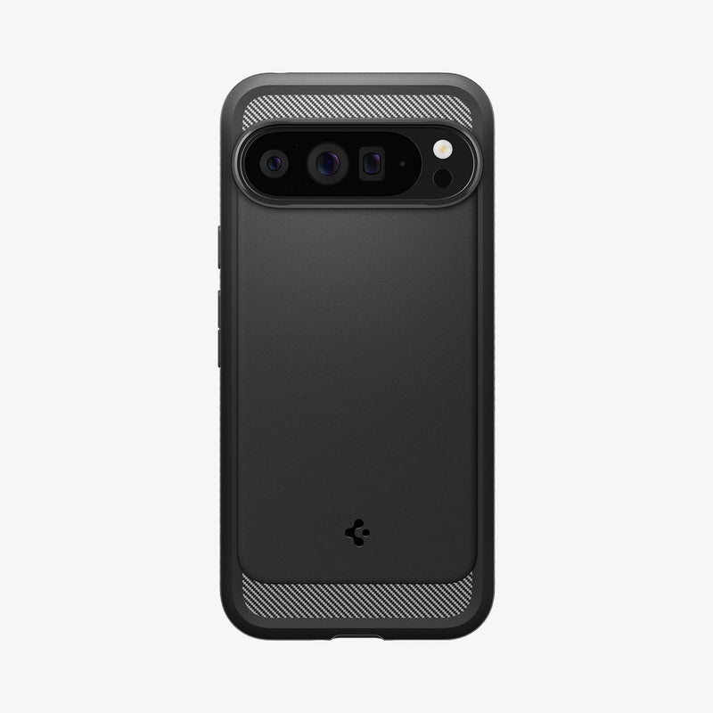 ACS07719 - Pixel 9 Pro XL Case Rugged Armor in Matte Black showing the back