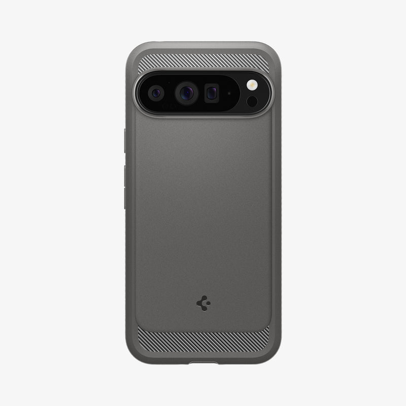 ACS07784 - Pixel 9 Pro XL Case Rugged Armor in Marble Gray showing the back