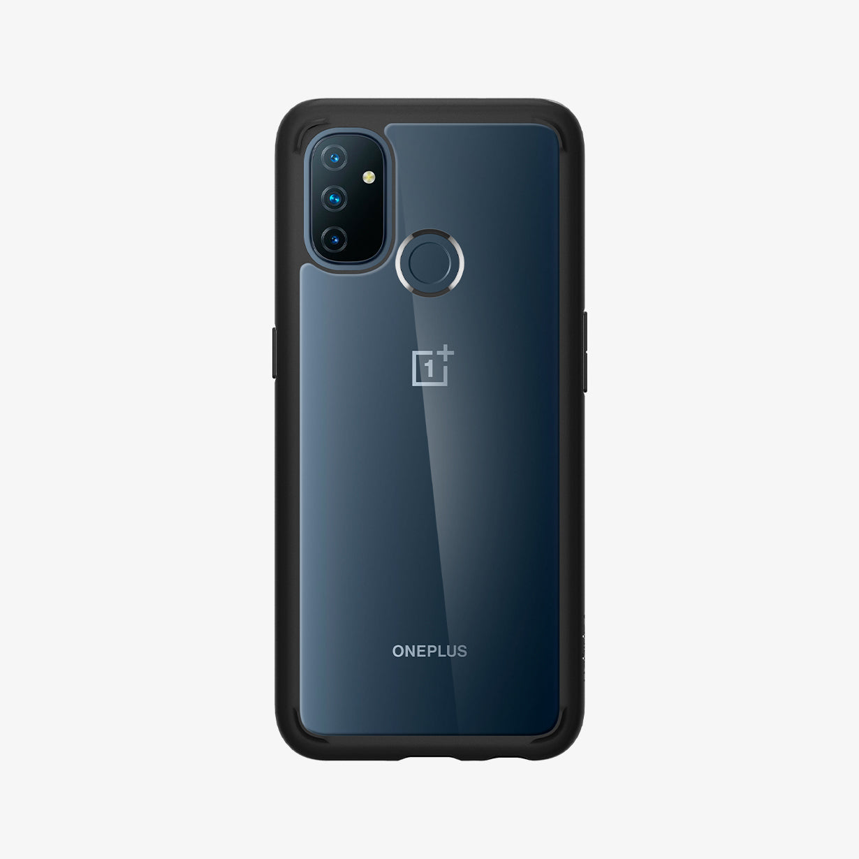 ACS02603 - OnePlus Nord N100 Ultra Hybrid Case in Matte Black showing the back