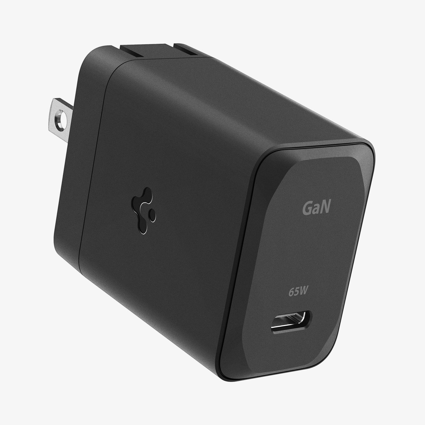 ACH05473 - ArcStation™ Pro GaN 651 Wall Charger PE2201 in Black showing the top and sides with 65W charging power