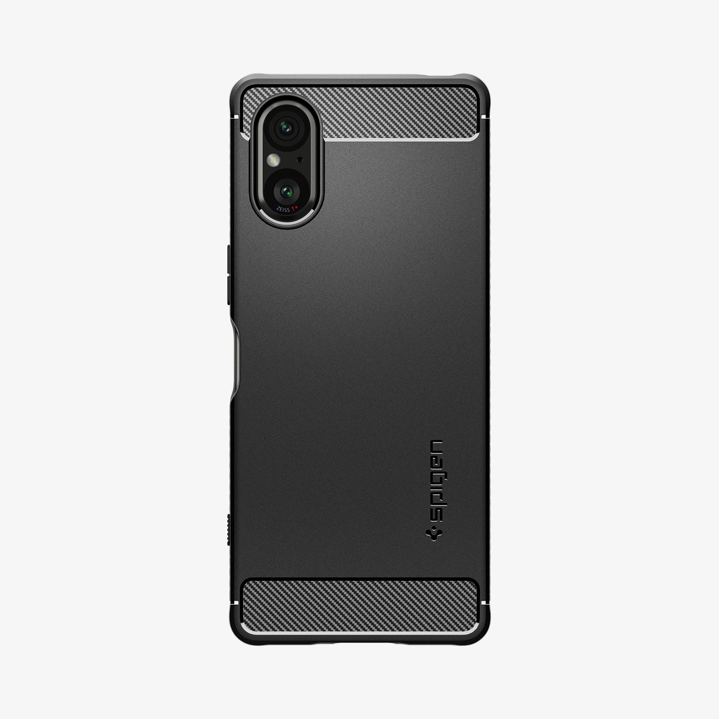 ACS06359 - Sony Xperia 5V Case Rugged Armor in matte black showing the back