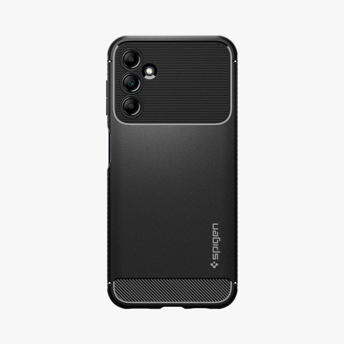 ACS05847 - Galaxy A14 5G Case Rugged Armor in Matte Black showing the back