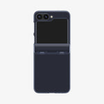 ACS08288 - Galaxy Z Flip 6 Case Ultra Hybrid Pro in Frost Navy Blue showing the back