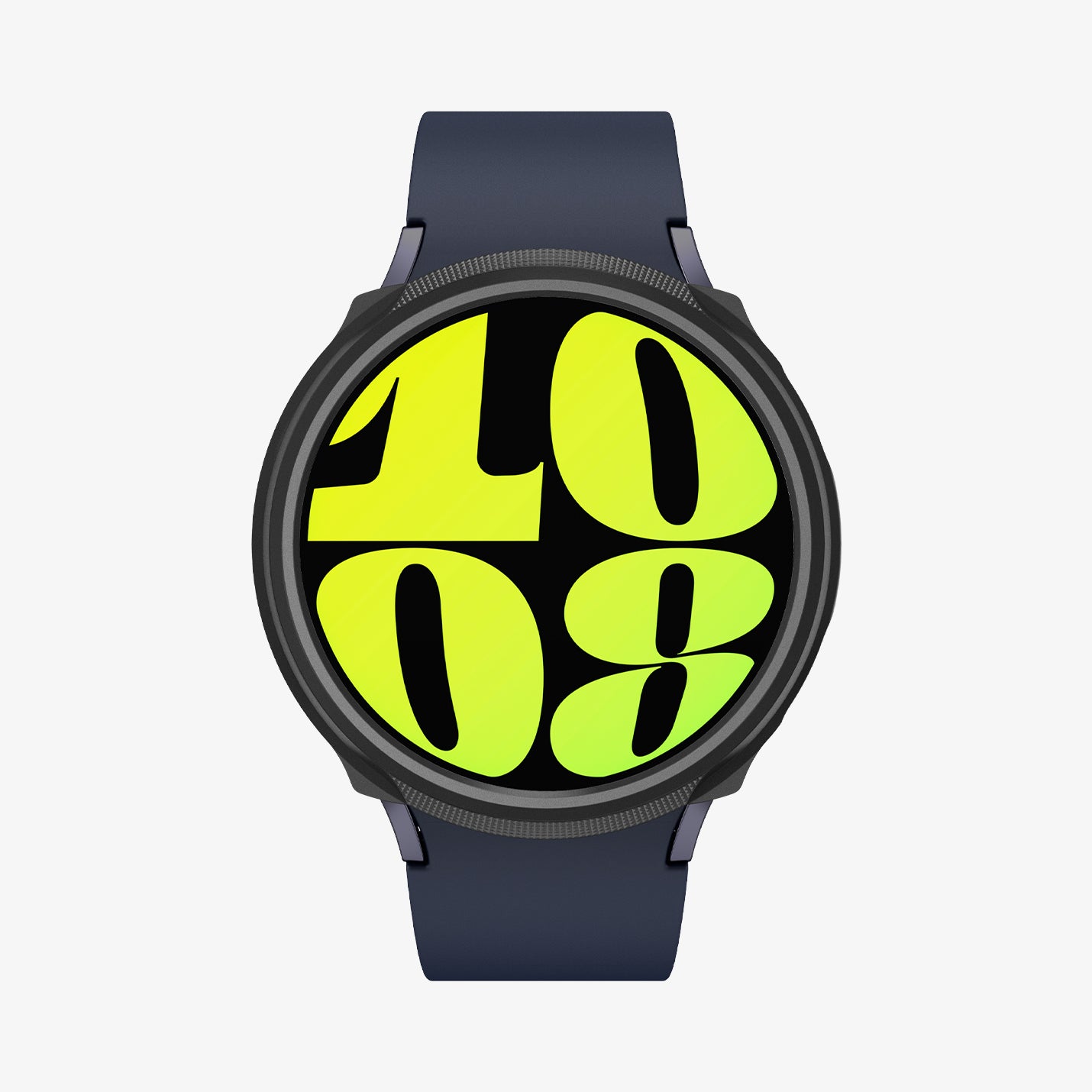 ACS07899 - Galaxy Watch 7 (40mm) Liquid Air in Matte Black showing the front and sides