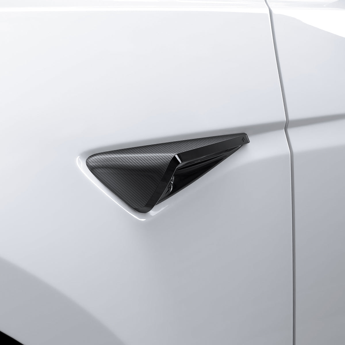 ACP07124 - Tesla Model 3 Highland Front Fender Camera Cover TO410 showing the partial top and side