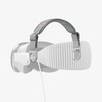 AFA07255 - Apple Vision Pro Head Strap in Charcoal Gray showing the side and partial inner side of the head strap, partial side and back of the device