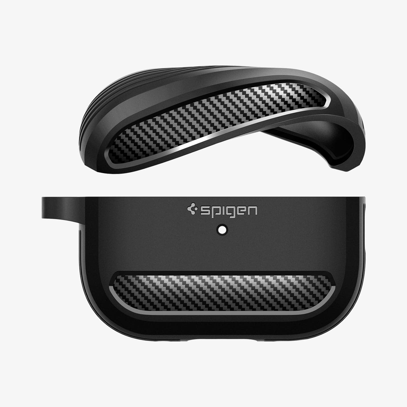 Spigen Rugged Armor Designed for Airpods Pro Case Cover Protective Charcoal