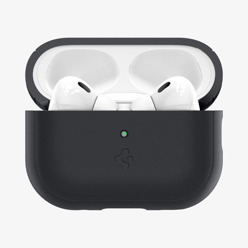  Spigen Silicone Fit Designed for AirPods Pro 2nd Generation Case  2022/2023 (USB-C/Lightening Cable) Airpods Pro 2 Case with Lanyard -  White/Gray : Electronics