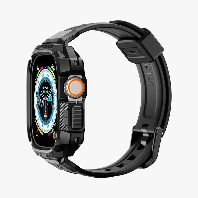 Buy Spigen TPU Rugged Armor Pro Case and Strap for Apple Watch Series 7  45mm (Charcoal Grey) Online at Best Prices in India - JioMart.
