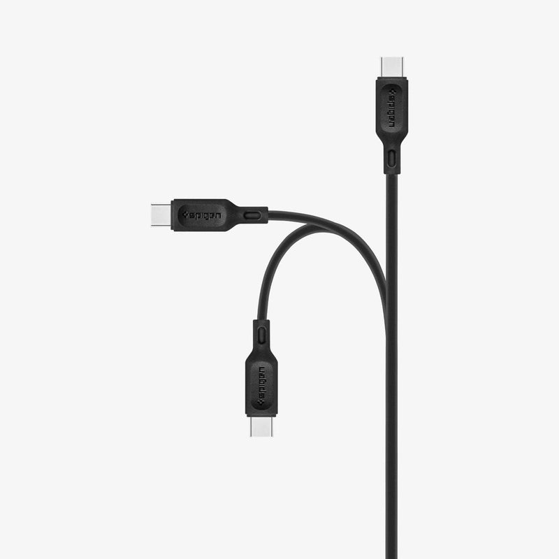 Charge Cable - 18IN USB 3-in-1 to USB-A TPE Black (Bulk) Cables