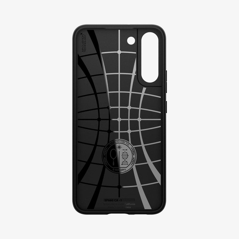 ACS03980 - Galaxy S22 Plus 5G Case Core Armor in black showing the inside of case