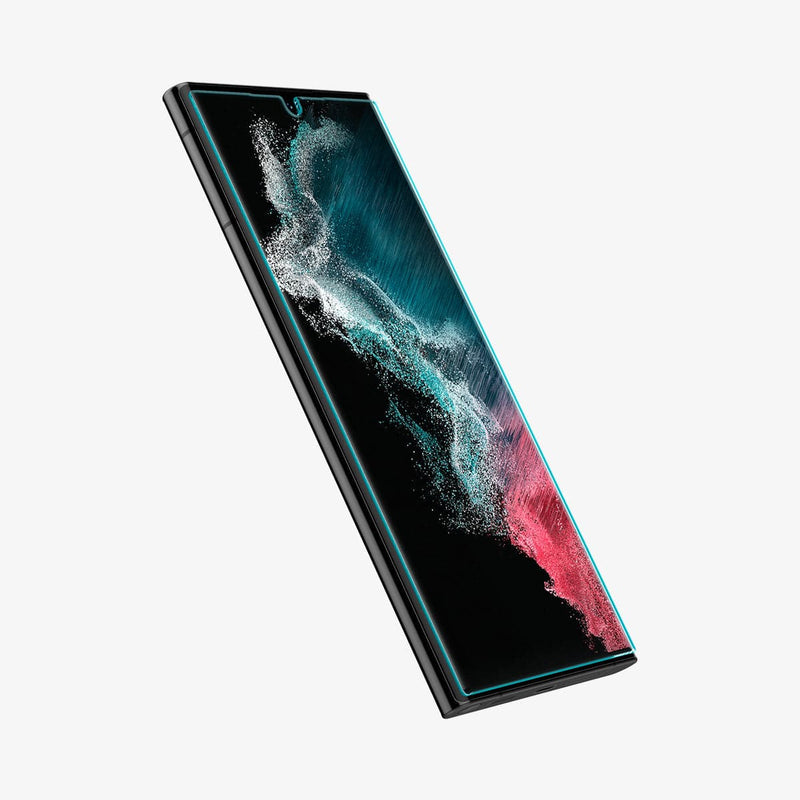 Spigen Samsung Galaxy S22 Ultra Glass Platinum Tablett - Huellen
