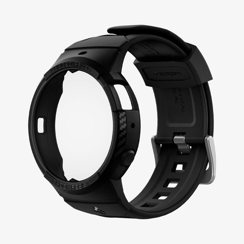 SPIGEN Galaxy Watch 6 40mm Case, Genuine Rugged Armor Pro Band Cover for  Samsung - Black