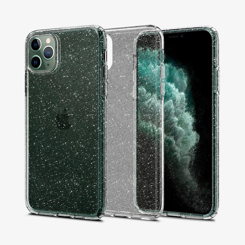 Funda para iPhone 11 Spigen Liquid Crystal Glitter 076CS27181 - Crystal  Quartz