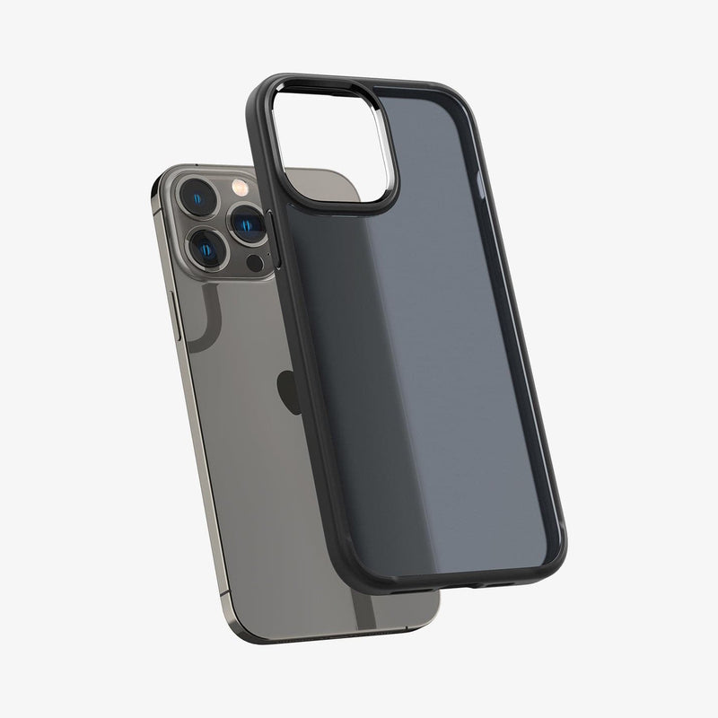 Spigen Ultra Hybrid Back Cover Case Compatible with iPhone 14 Pro - Frost  Black