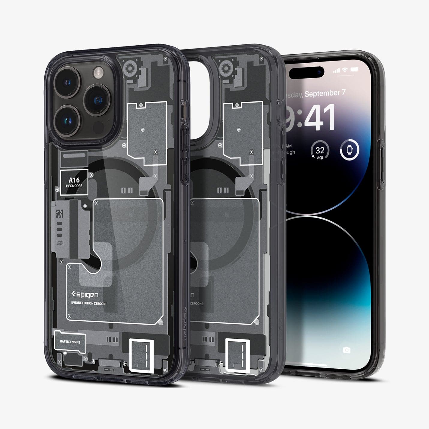 Spigen Ultra Hybrid Back Cover Case Compatible with iPhone 14 Pro