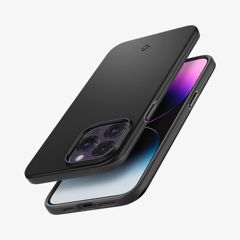 Best Buy: Spigen Thin Fit Case for Apple iPhone 14 Pro Black 57176BBR