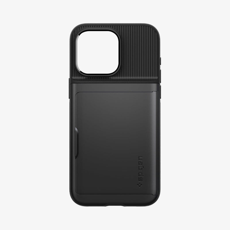 Funda Spigen Slim Armor Cs iPhone 15 Pro Negro Case - ✓
