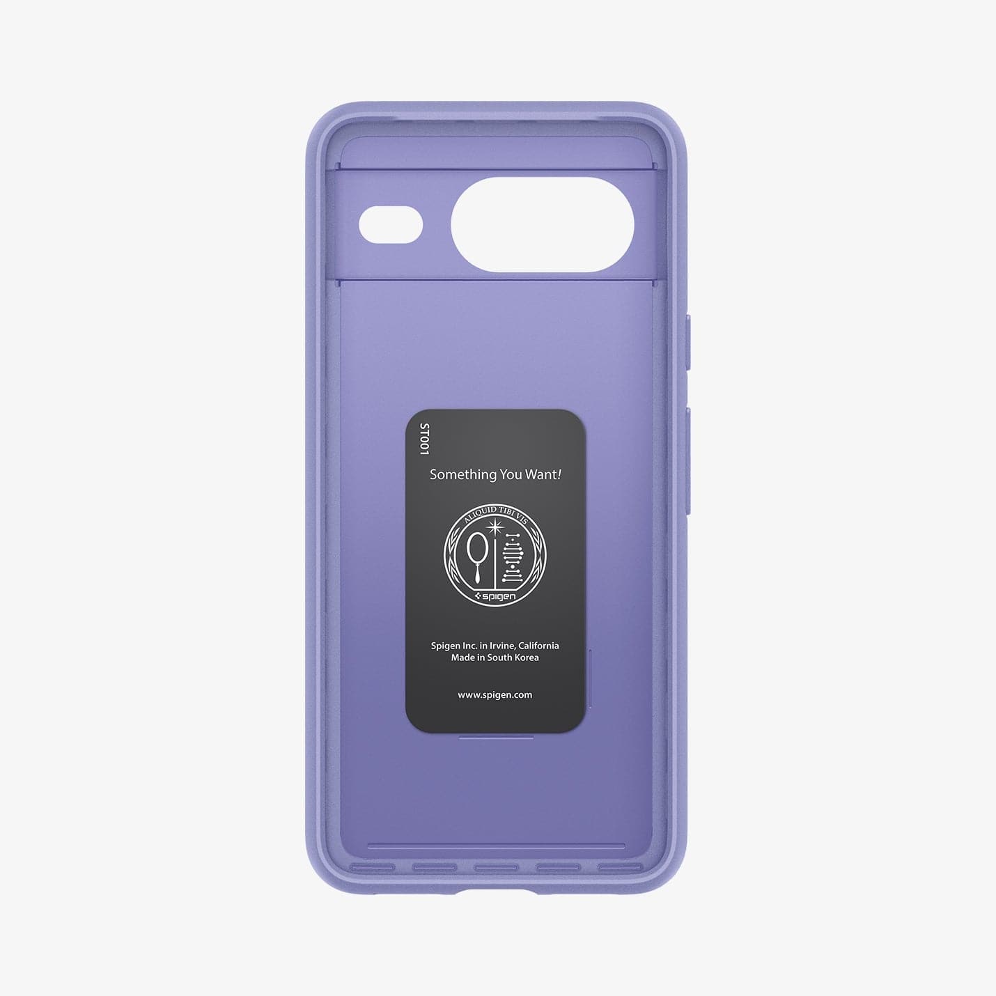 ACS06292 - Pixel 8 Case Thin Fit in awesome violet showing the inside of case