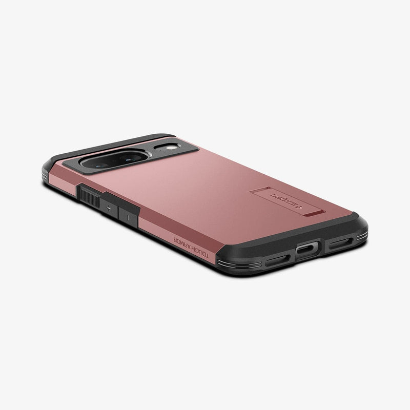 ACS06284 - Pixel 8 Case Tough Armor in rose gold showing the back, side and bottom