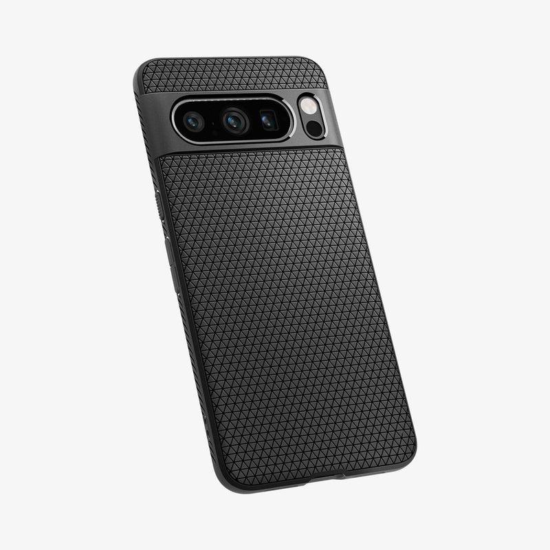 Case GOOGLE PIXEL 8 PRO Spigen Liquid Air Matte black, cases and covers \  Types of cases \ Back Case cases and covers \ Material types \ Elastic all  GSM accessories \ Cases \ For smartphones & cellphones