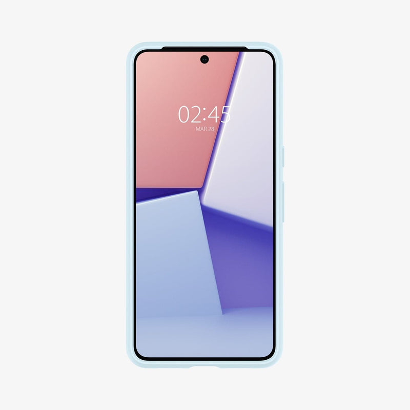 ACS06327 - Pixel 8 Pro Case Thin Fit in mute blue showing the front