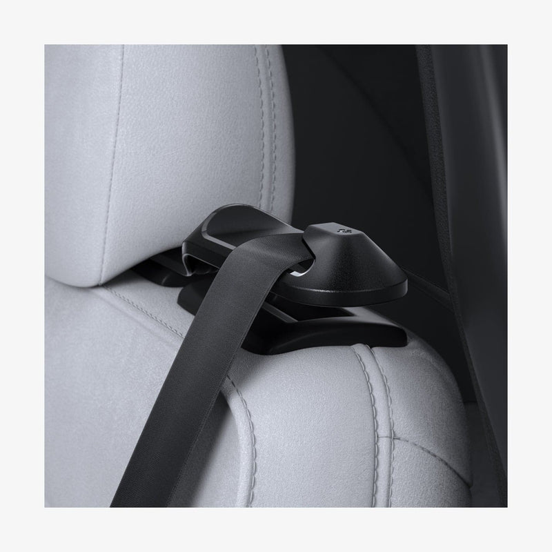 Spigen Backseat Seatbelt Guide Holder Designed for Tesla Model Y 2023 /  2022 (Black) - 2 Pack