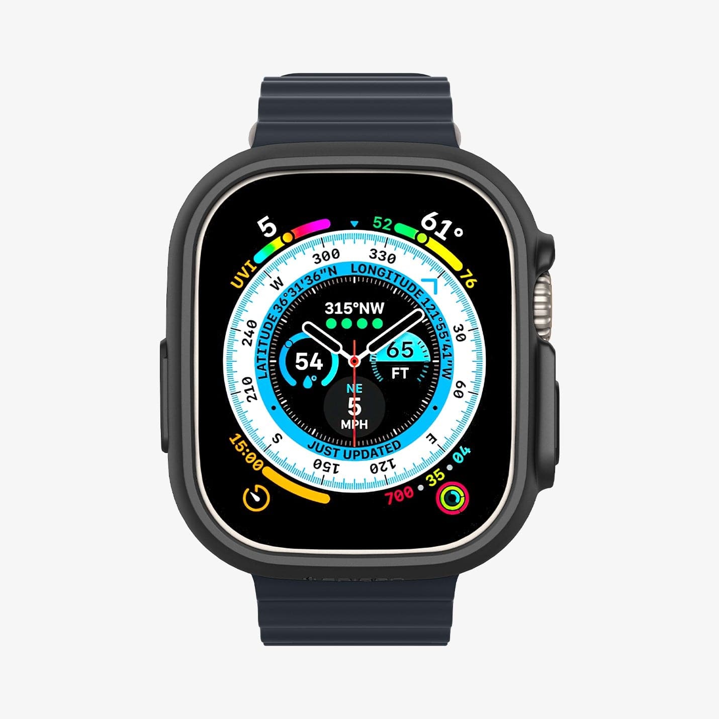 Spigen Thin Fit Coque Compatible avec Apple Watch Ultra 2 (2023) / Ultra  (2022) 49mm - Noir : : High-Tech