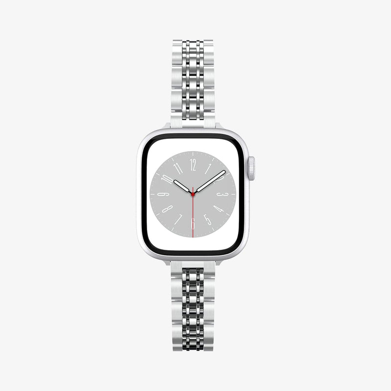 Monte Carlo Bracelet Apple Watch Band - Silver - The Salty Fox