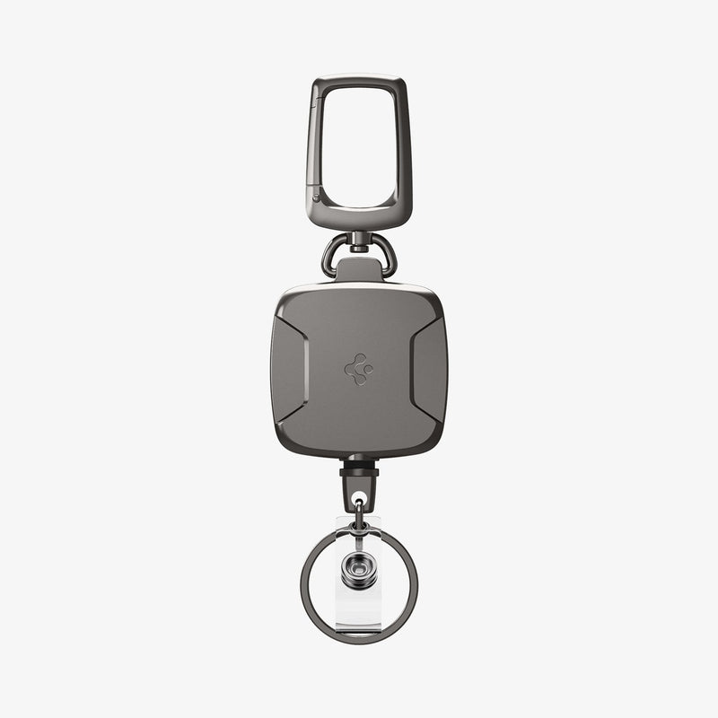 KeySmart Retractable Carabiner - Belt Clip Key Ring and Snap Badge Reel  (1-Pack)