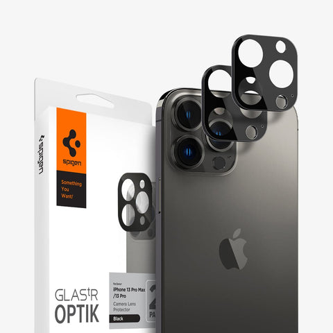 Spigen Camera Lens Screen Protector for iPhone 13 Pro Max (Sierra Blue)