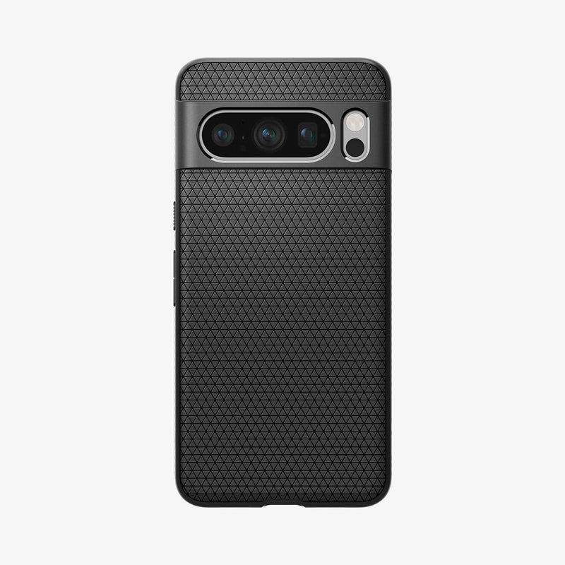 Case GOOGLE PIXEL 8 PRO Spigen Liquid Air Matte black, cases and covers \  Types of cases \ Back Case cases and covers \ Material types \ Elastic all  GSM accessories \ Cases \ For smartphones & cellphones