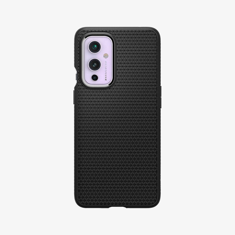 ACS02684 - OnePlus 9 5G Liquid Air Case in Matte Black showing the back